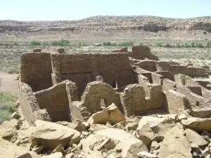 A picture of Chaco Canyon NM