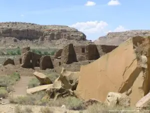 A picture of Chaco Canyon NM