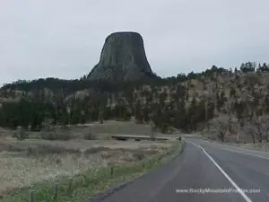 A picture of Devils Tower WY